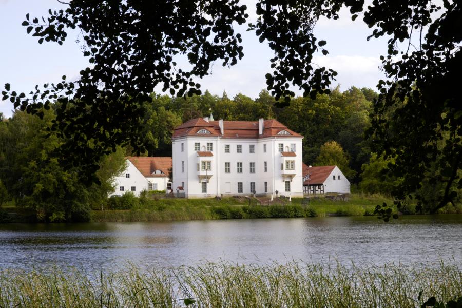 Jagdschloss Grunewald, Blick über den See Foto: SPSG / Wolfgang Pfauder