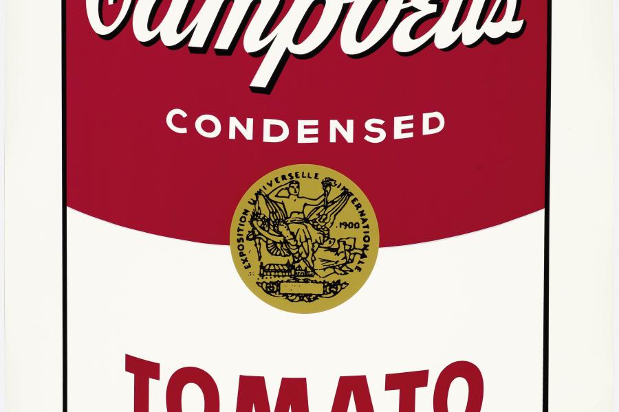 Warhols Serie "Campbell's Soup I" von 1968