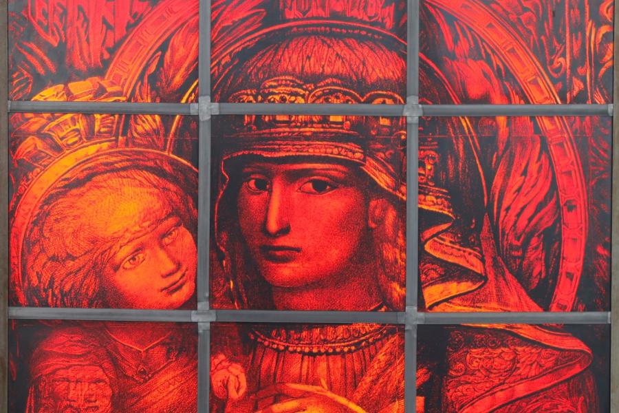 Ernst Fuchs, Maria mit Kind