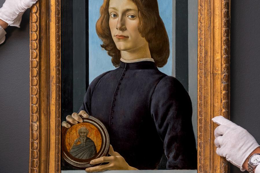 Sotheby’s to Auction Sandro Botticelli’s Young Man Holding a Roundel   One of the Greatest Renaissance Paintings Remaining in Private Hands   Estimated to Sell for in Excess of $80 Million During Sotheby’s Masters Week Auctions In January 2021 in New York