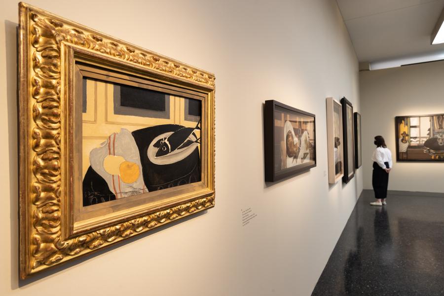 Ausstellungsansicht Georges Braque. Tanz der Formen Foto: Ulrich Perrey