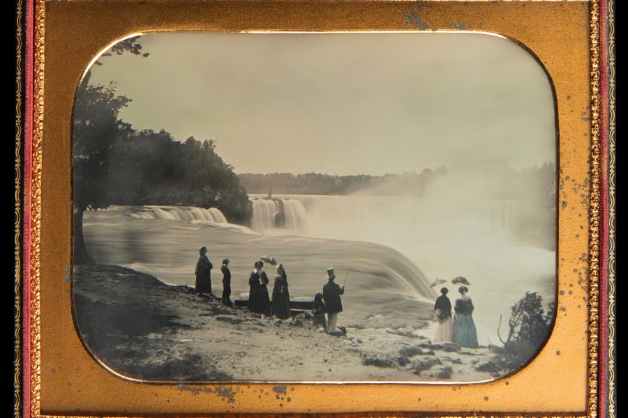 Platt D. Babbit: Niagarafälle, um 1853, Daguerreotypie, Private Sammlung © Collection H. G.