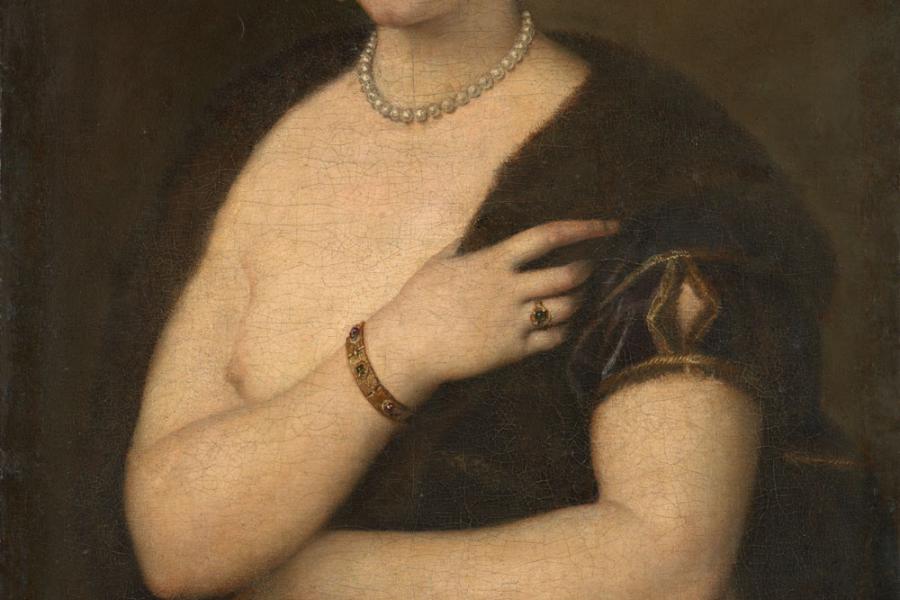 Tizian Junge Frau im Pelz 1534/36 Kunsthistorisches Museum