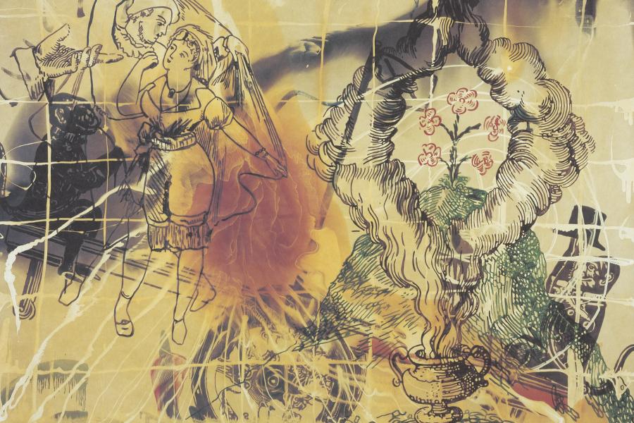 Sigmar Polke, Affenschaukel, 1995  © VG Bild-Kunst, Bonn 2022, Foto: Martin Url