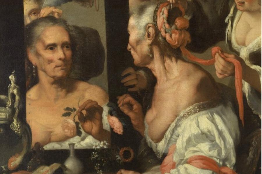 BERNARDO STROZZI Vanitas Mosca, Museo Pushkin