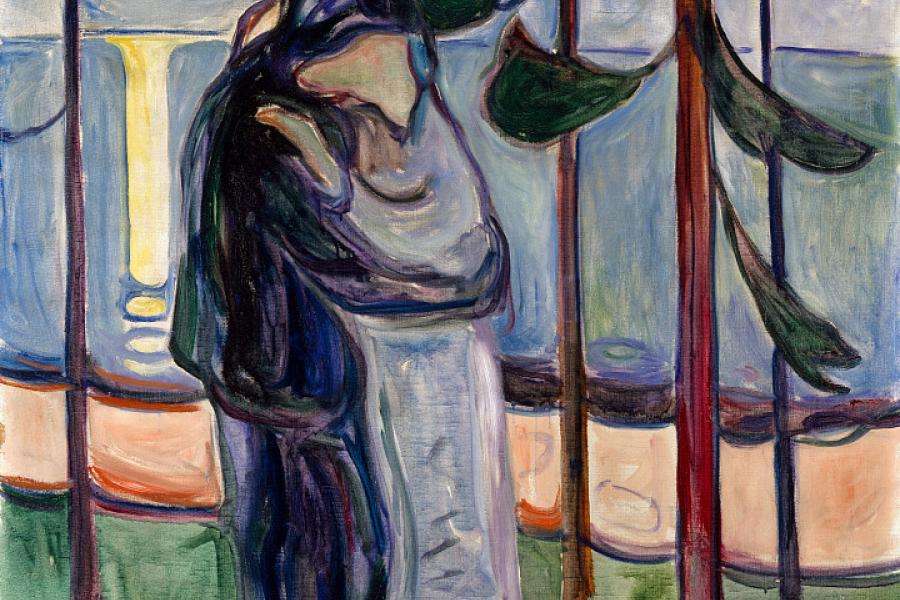 Edvard Munch | Der Kuss, 1921 | Sarah Campbell Blaffer Foundation, Houston