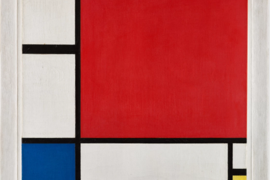 PIET MONDRIAN, COMPOSITION NO. II (1930). ESTIMATE IN EXCESS OF $50 MILLION. IMAGE © 2022 MONDRIAN / HOLTZMAN TRUST