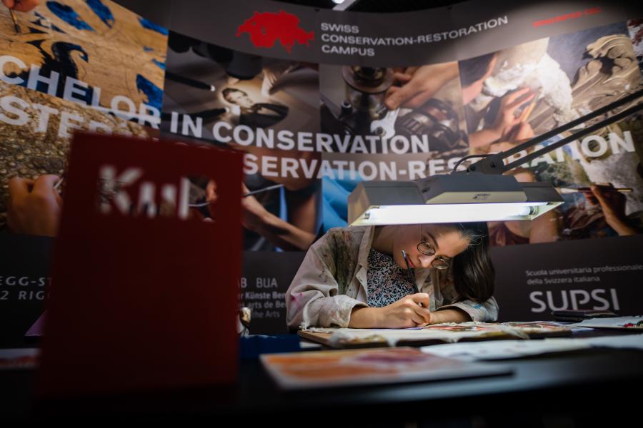 Europäische Leitmesse für Denkmalpflege, Restaurierung und Altbausanierung 08. bis 10. November 2018  Foto: Leipziger Messe GmbH / Jens Schlüter