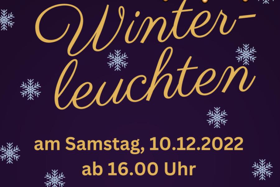 Plakat Winterleuchten