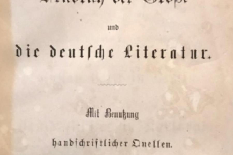 Richard Wagner handsigniertes Buch aus der Wahnfried Bibliothek