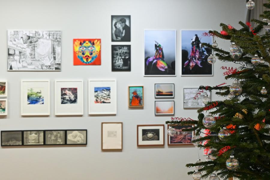 Weihnachtsmarkt der bildenden Kunst 2022 im Kunsthaus Dresden Foto von Anja Schneider