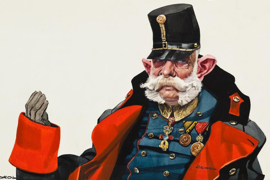 © Erich Sokol, Kaiser Franz Josef, 1980 © Annemarie Sokol/Landessammlungen NÖ