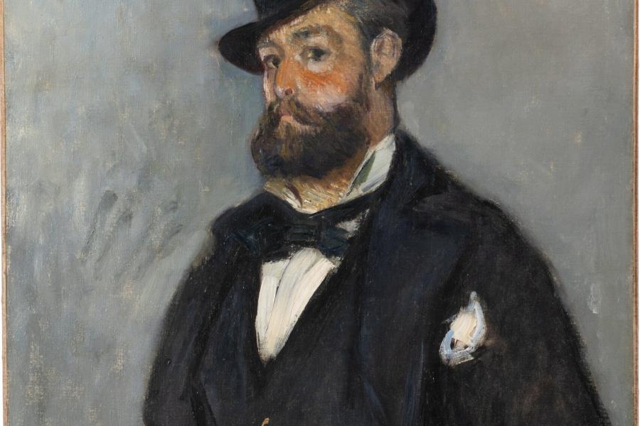 Claude Monet, Portrait Léon Monet, 1874 Öl auf Leinwand , 63 x 52 cm, Privatsammlung.