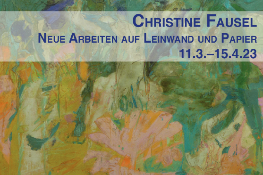 Christine Fausel Arbeiten auf Papier und Leinwand