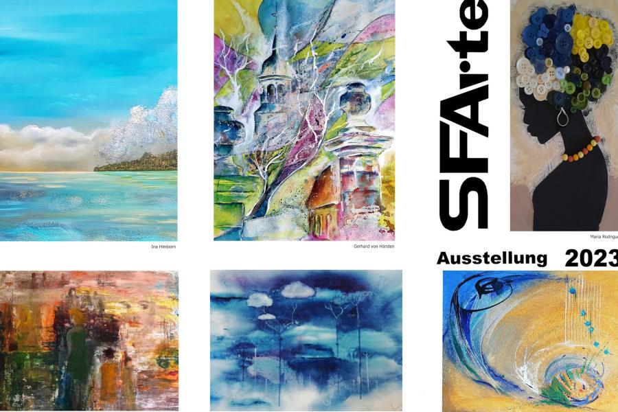 Flyer SFArte Kunstausstellung am 20. August @ Ratssaalfoyer Bad Fallingbostel