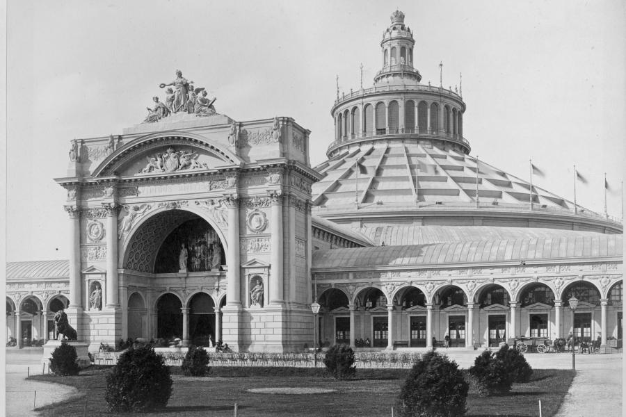 Ansicht der Rotunde der Wiener Weltausstellung 1873 © MAK