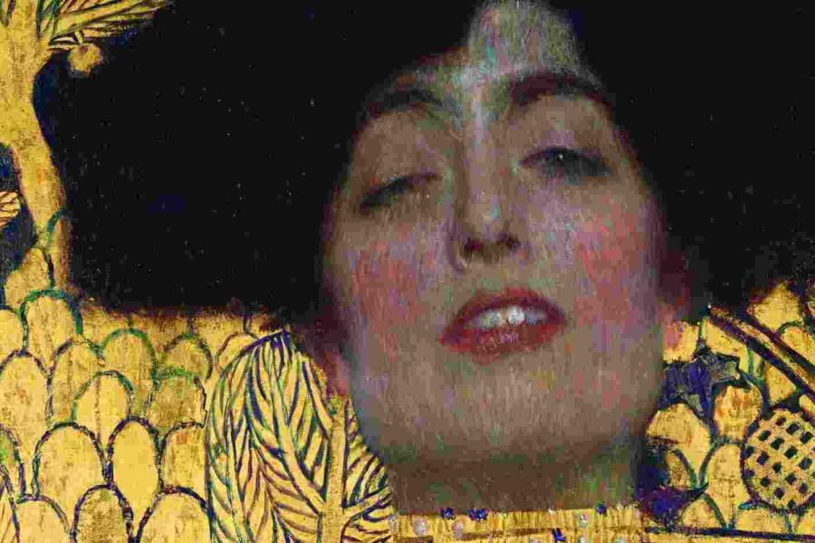 Gustav Klimt, Judith, Detail, 1901, Öl auf Leinwand © Belvedere, Wien, Foto: Johannes Stoll