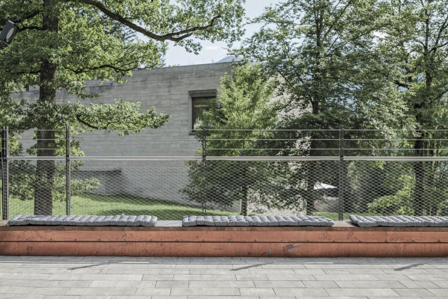 Franz Marc Museum – BLAU RAUM, Terrasse Architektur: Wolfgang Kortüm, g41 Architekten mit Christian Benoit, Kalckhoff Benoit Landschaftsarchitekten Foto: Florian Holzherr