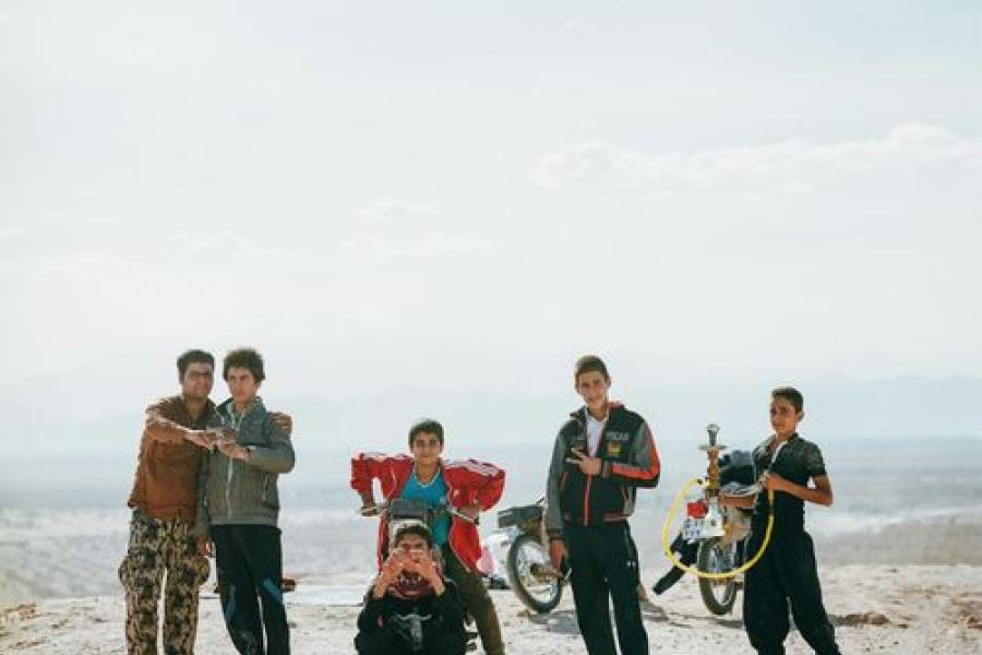 Sam Strauss, Fotografie aus der Serie Biking Iran, 2021