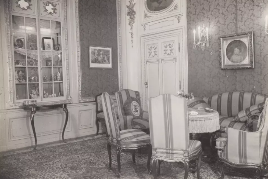 Robert Haas, Fotodokumentation der Wohnung von Louise und Gustav Stern, 1938, Foto: Birgit und Peter Kainz, Wien Museum