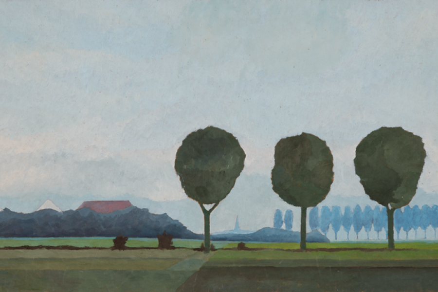 Johann Peter Heek, unbetitelt (Landschaft), 1992 Foto: Stiftung Museum Schloss Moyland/Maurice Dorren