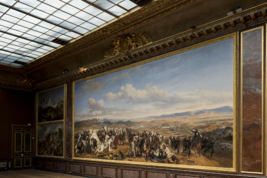 The Smalah Room, with a view of the Battle of Isly, by Horace Vernet  © Thomas Garnier