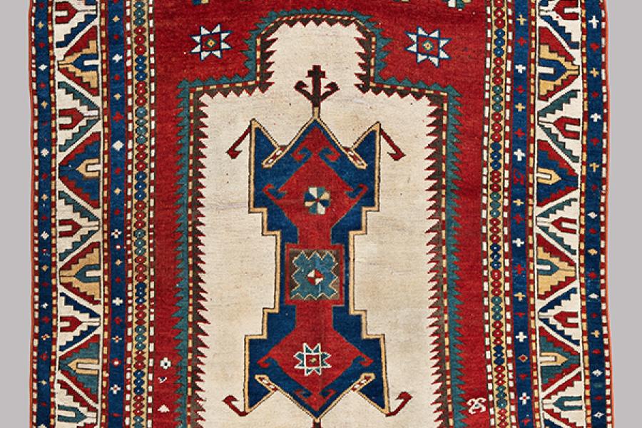 Animal Fur Kazak 179 x 139 cm (5' 10" x 4' 7") Armenia, second half 19th century