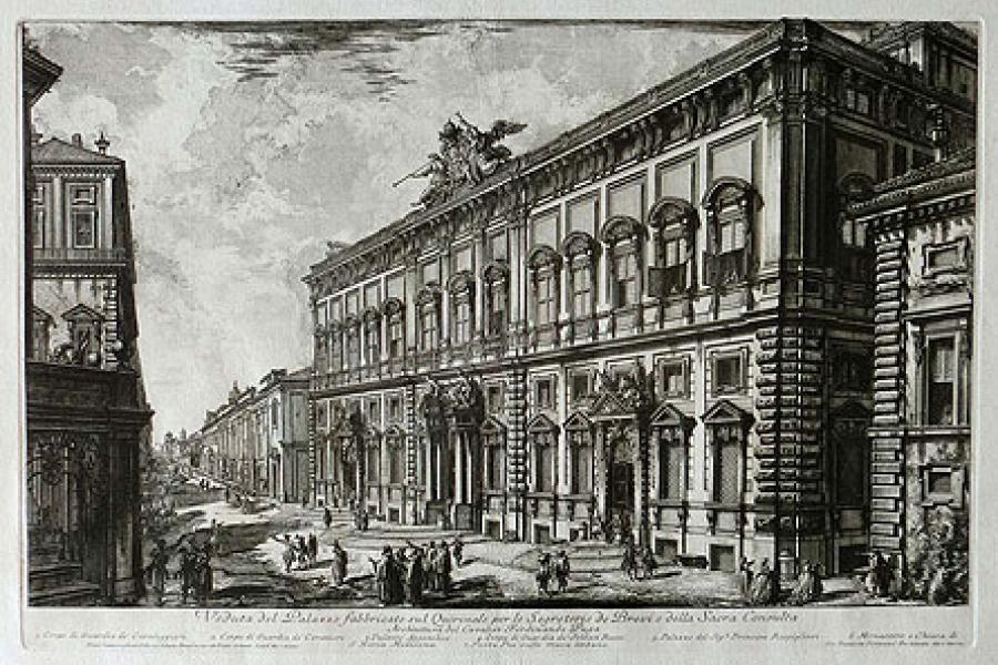 YB 011223 – Piranesi: Palazzo della Consulta