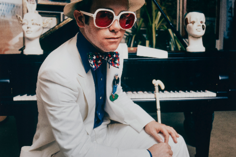 TERRY O'NEILL (1938–2019) Elton John (Album Cover Variant) Estimate $6,000 – 8,000