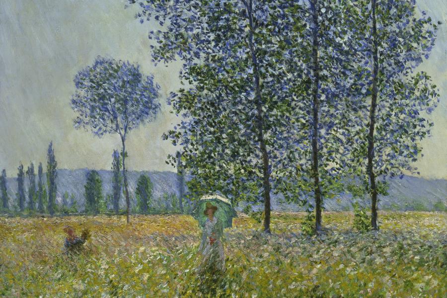 Claude Monet, „Felder im Frühling“, 1887, Öl auf Leinwand, Staatsgalerie Stuttgart, Foto: ARTOTHEK