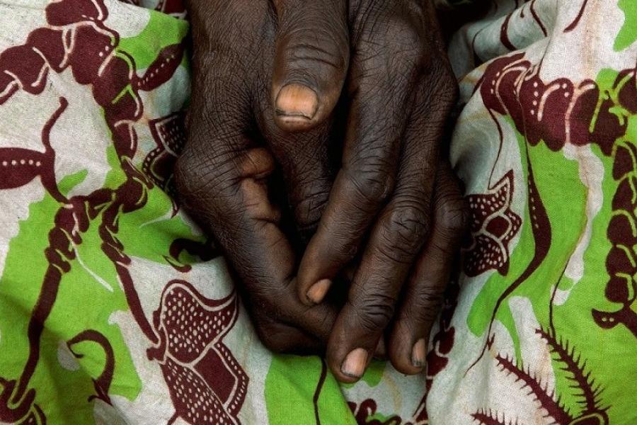 Hände von Damu Dagon in Gushiegu, Ghana 2013, Fotografie © Ann-Christine Woehrl