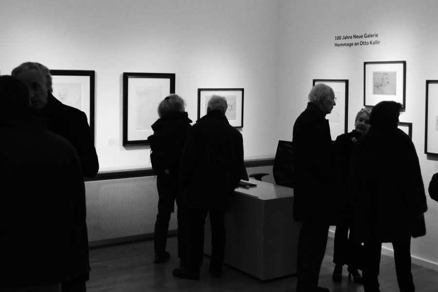 Impressionen von Vernissage "100 Jahre Neue Galerie Wien Hommage an Otto Kallir"  (c) findART.cc Foto frei von Rechten.