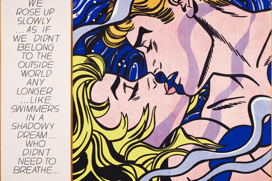 Roy Lichtenstein | Wir standen langsam auf, 1964 | MUSEUM MMK FÜR MODERNE KUNST, Frankfurt, Ehemalige Sammlung Karl Ströher, Darmstadt (DE) © Estate of Roy Lichtenstein/Bildrecht, Wien 2024