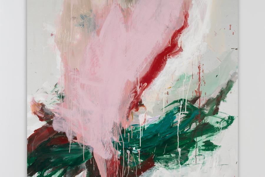 Alessandro Twombly, A Delicate Journey, 2024, Acrylic on linen, 78 3/4 x 59 in, 200 x 150 cm