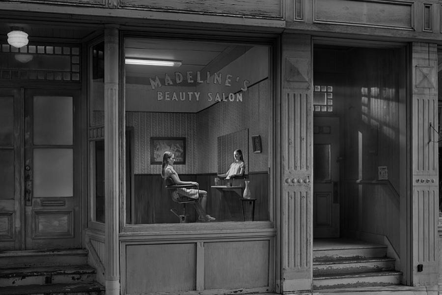 Gregory Crewdson: Madeline's Beauty Salon, From the series: Eveningside, 2021-2022,