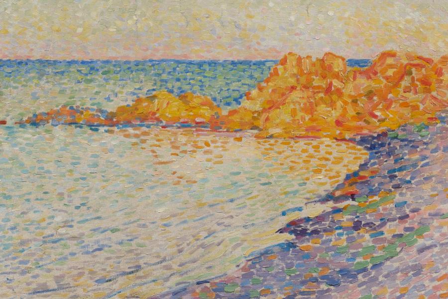 Los 1219: Théo van Rysselberghe Petite plage à Saint-Tropez | 1898 | Öl auf Leinwand | 40,5 x 49 cm Ergebnis: € 270.500 Dt. Auktionsrekord für diesen Künstler*