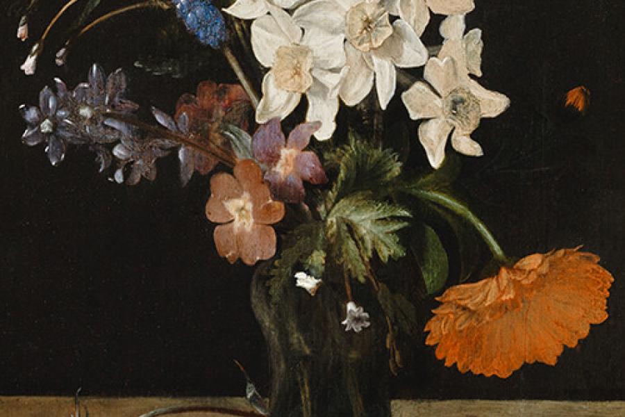 Dirck de Bray «Narzissen und andere Blumen