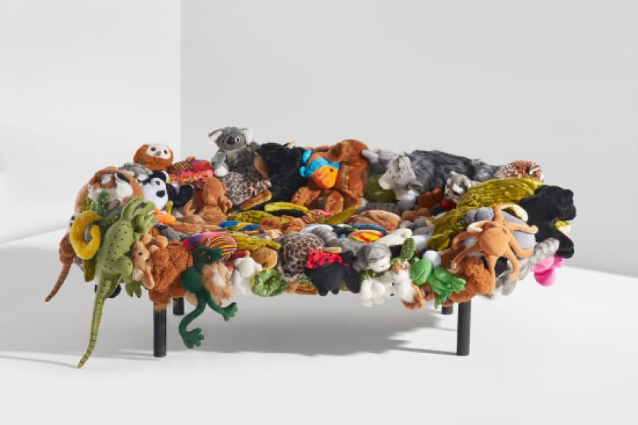 Fernando and Humberto Campana Rare "Animais Variados" sofa, 2003 Estimate $18,000 -24,000