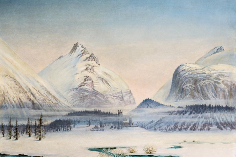 Otto Dix, San Gian im Winter, 1938, Bündner Kunstmuseum Chur © 2024, Pro Litteris Zürich