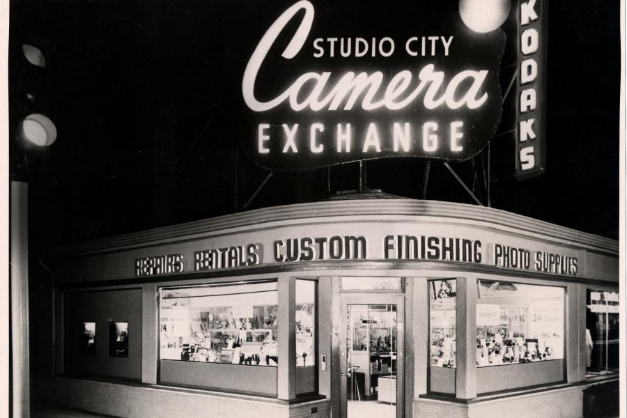 „Studio City Camera Exchange“, Los Angeles, ca. 1950