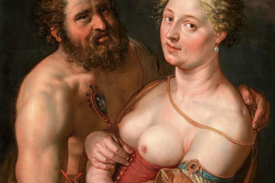 GALLERIES/Trinity Fine Art, Hendrick Goltzius (1558 - 1617)  Jupiter and Juno, 1616  Oil on canvas  99.5 × 80 cm. (39 ⅓ × 31 ½ in.)