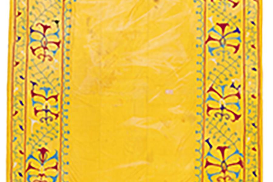 Lakai Suzani 242 x 162 cm (7' 11" x 5' 4") Uzbekistan, late 19th century Starting bid: € 500