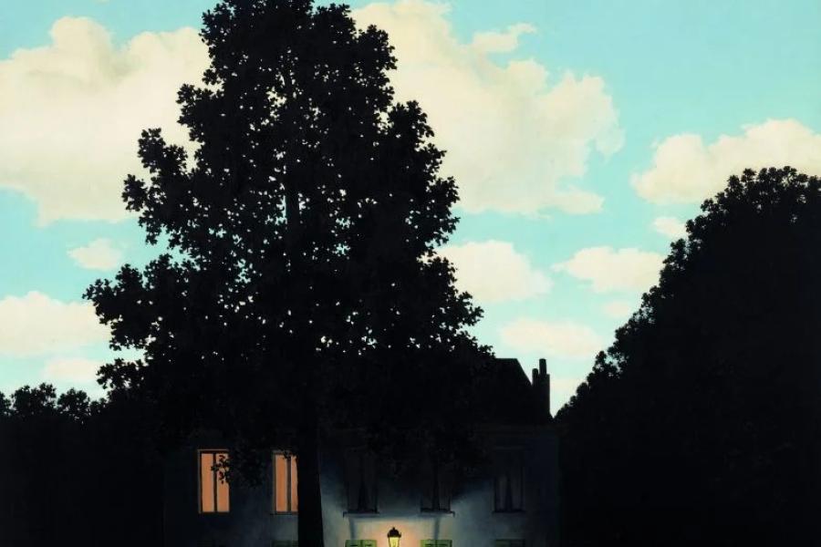 Rene Magritte, L'empire des Lumières (1954). Photo: Christie’s.