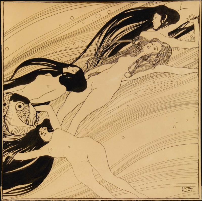 Gustav Klimt Fischblut, 1897/98 © Privatsammlung, courtesy Galerie St. Etienne, New York