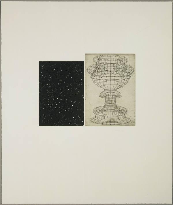 Vija Celmins Constellation - Uccello, 1983 Aquatinta und Radierung auf Papier / Aquatint and etching on paper 69,2 x 58,7 cm Courtesy of the artist and McKee Gallery © 1983 Vija Celmins and Gemini G.E.L.