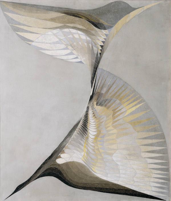 Erika Giovanna Klien  Tauchender Vogel, 1939  Öl auf Leinwand  111 x 96 cm  Belvedere, Wien/Schenkung Udo und Lore Saldow  Foto © Belvedere, Wien