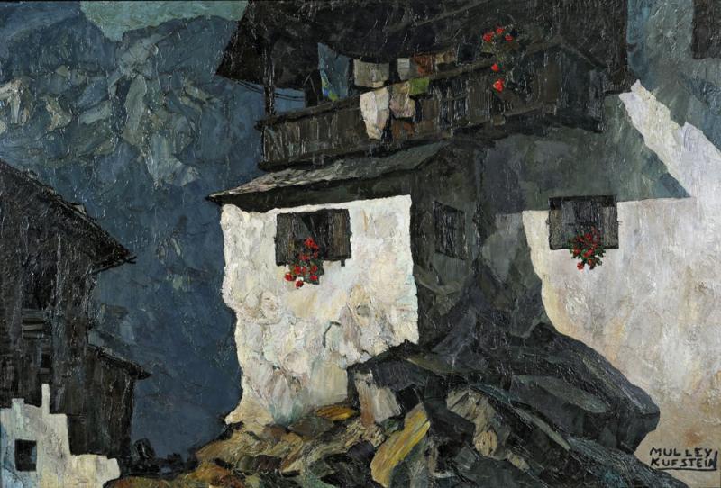 MULLEY, Oskar   1891 - 1949 Am Berghang II € 15.000 – 20.000, Öl auf Leinwand 105 x 155 cm