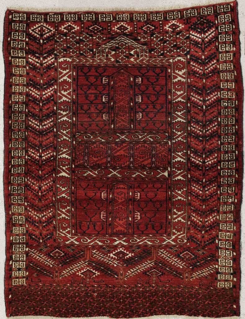 Tierbaum-Engsi, Tekke, Westturkestan, 143 x 110 cm, 2. Hälfte19. Jh., Schätzwert € 7.000 - 8.500