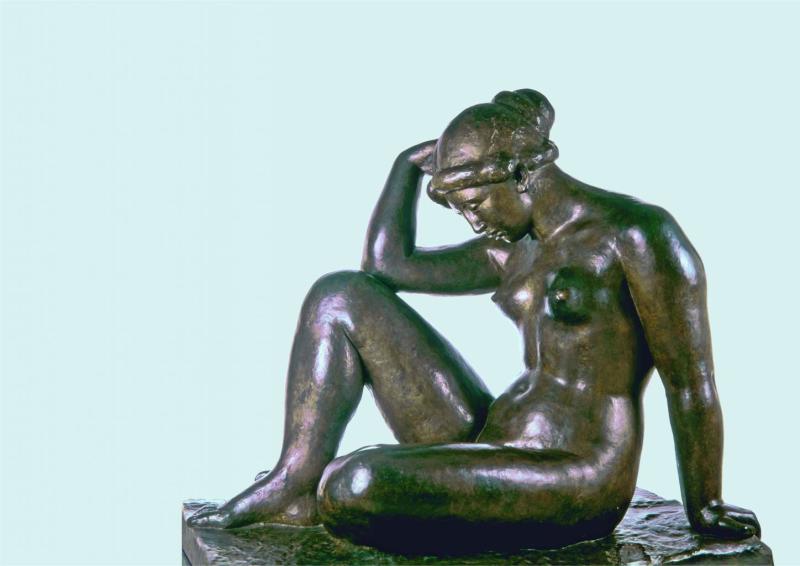 Aristide Maillol, La Méditerranée, 1905–1907, Bronze, 110 x 77,5 x 113 cm, Museum Boijmans Van Beuningen, Rotterdam; on loan from Stichting Museum Boijmans Van Beuningen © VG Bild-Kunst, Bonn 2011