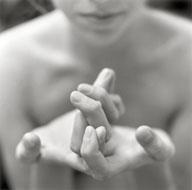 Mona Kuhn, Nikki's Hands, 1998 © Mona Kuhn